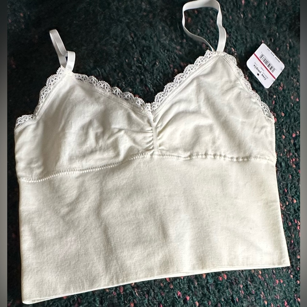 ‼️RARE‼️🎸FREE PEOPLE🎸🔥NWT🔥Ruffle Trimmed Bralette—XS/S